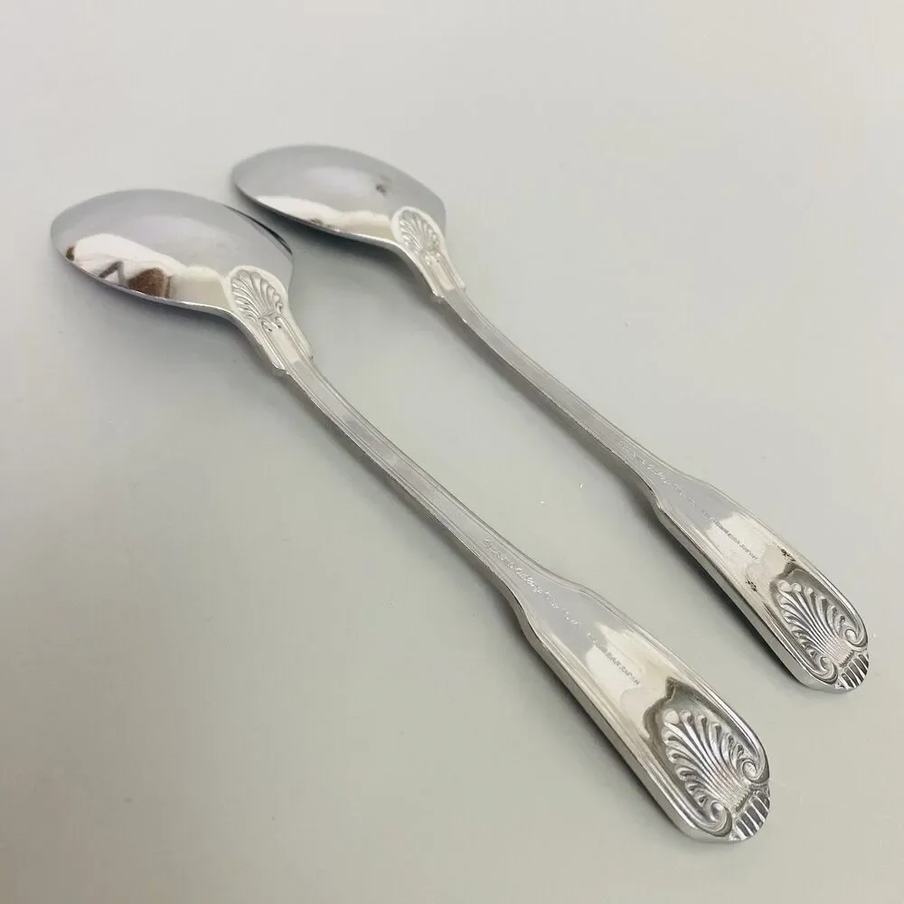 Supreme Cutlery by Towle Japan Stainless Steel Tablespoon Shell Pattern Set of 2